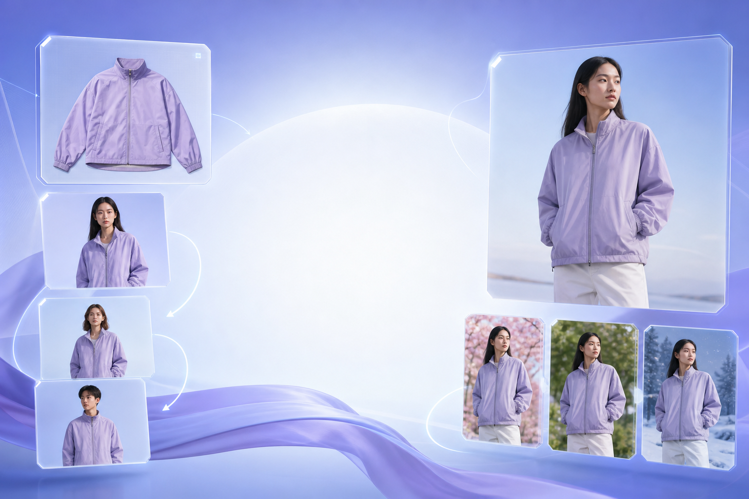 Nano Banana Pro 怎么给服装店出图?平铺转上身、换模特、换季场景实操 + 6 个提示词(2026)